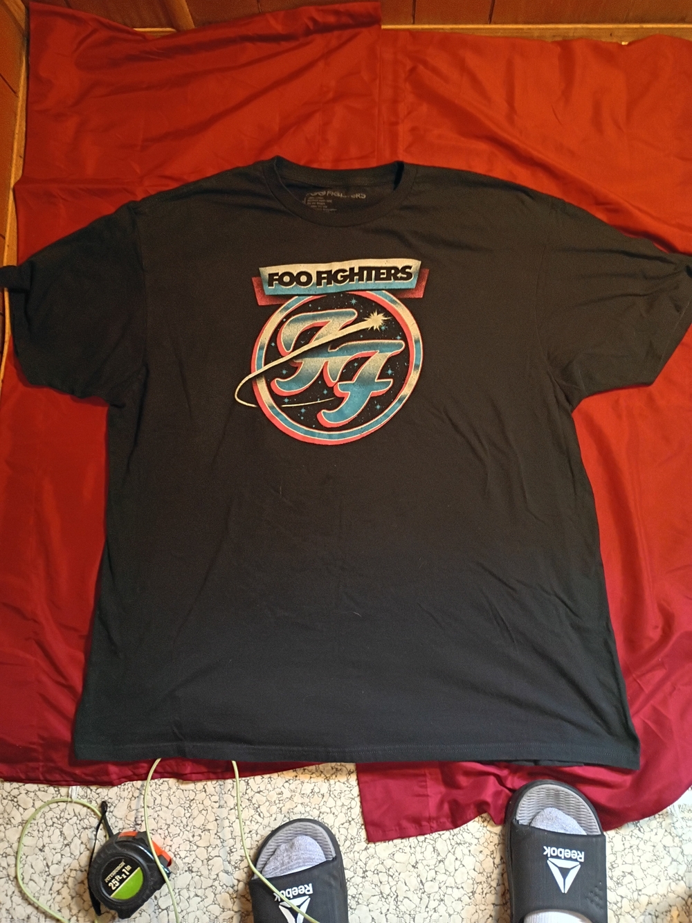 Foo Fighters Black Short-Sleeve Graphic Tee